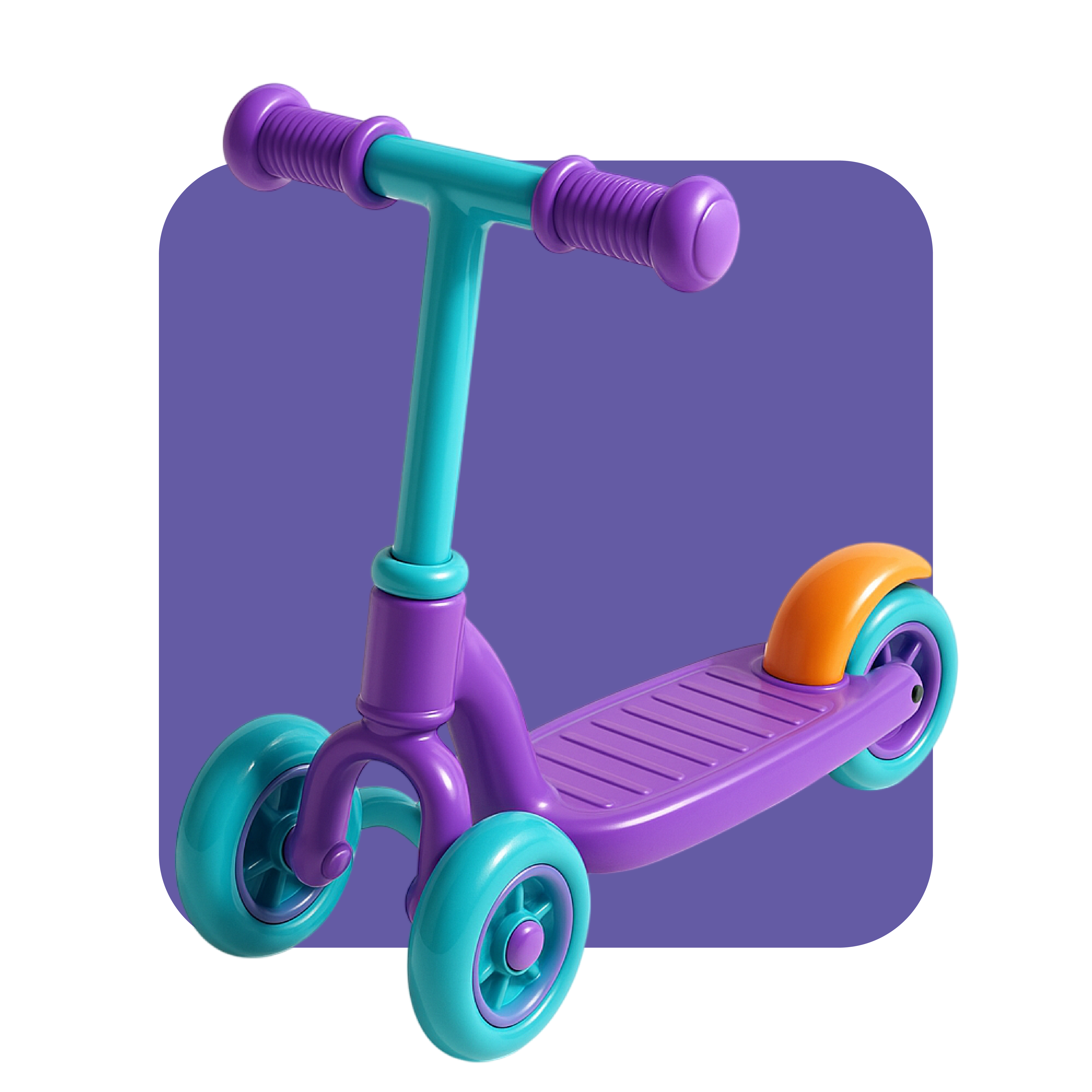 3 wheel push scooter