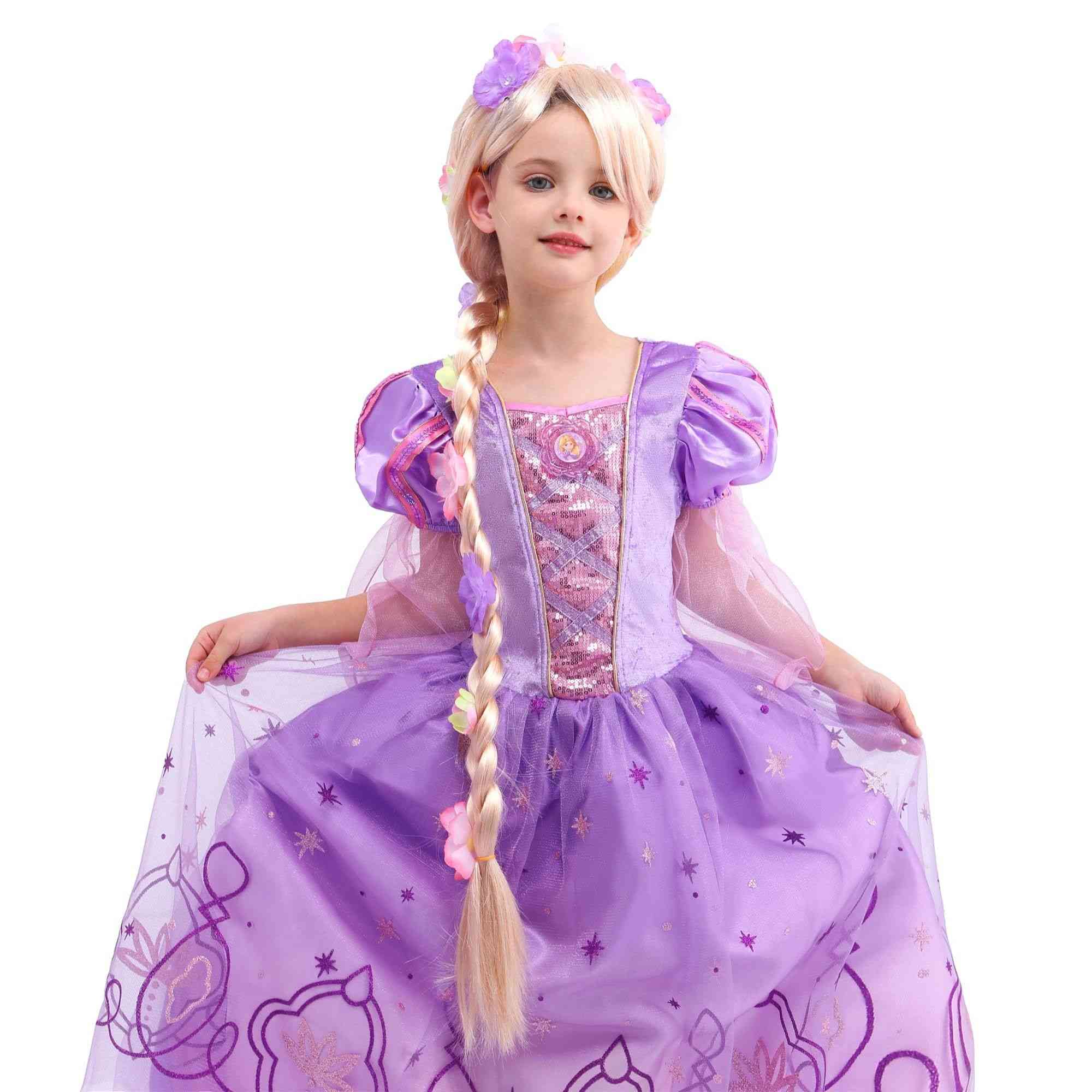 7-8YRS RAPUNZEL DELUXE COSTUME