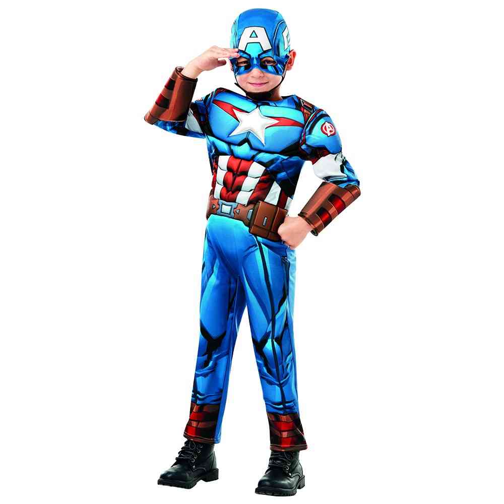 3-4YRS CAPTIAN AMERICA CLASSIC COSTUME