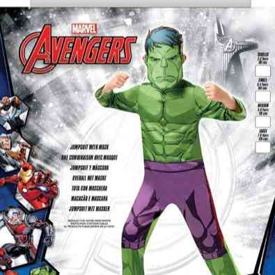 5-6YRS HULK CLASSIC COSTUME