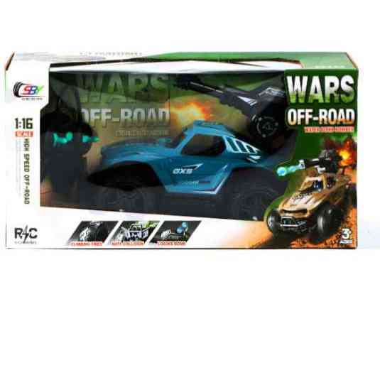 WARS OFF ROAD RC CAR 1:16 - BLUE