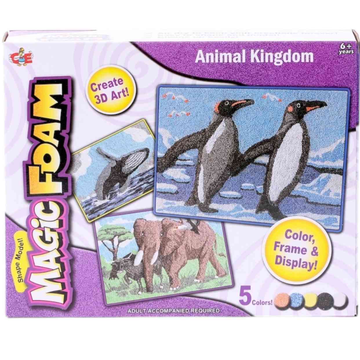 MAGIC FOAM - ANIMAL KINGDOM COLOR& FRAME DISPLAY