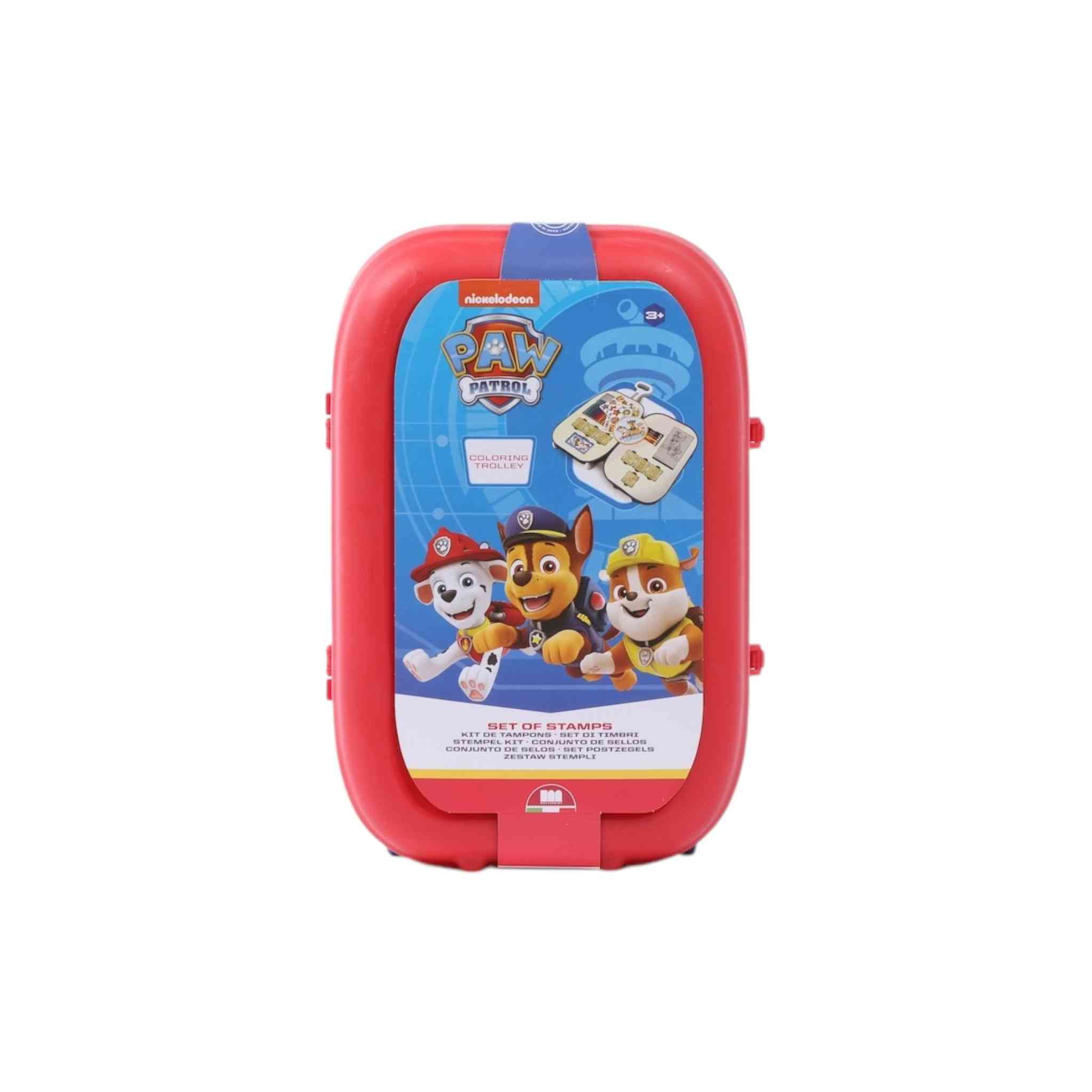 PAW PATROL COLORING TROLLEY