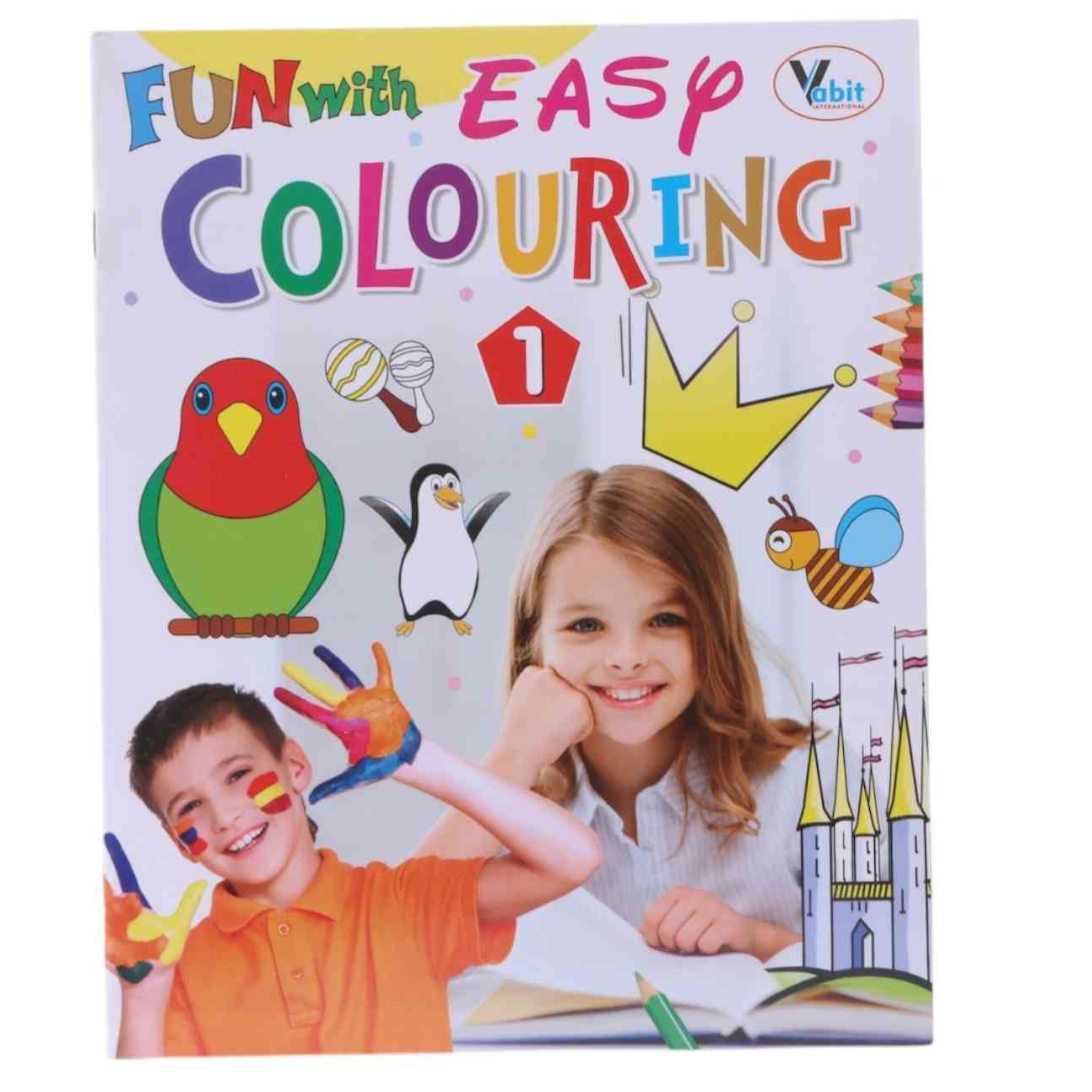 EASY COLORING BOOK (LEVEL 1)