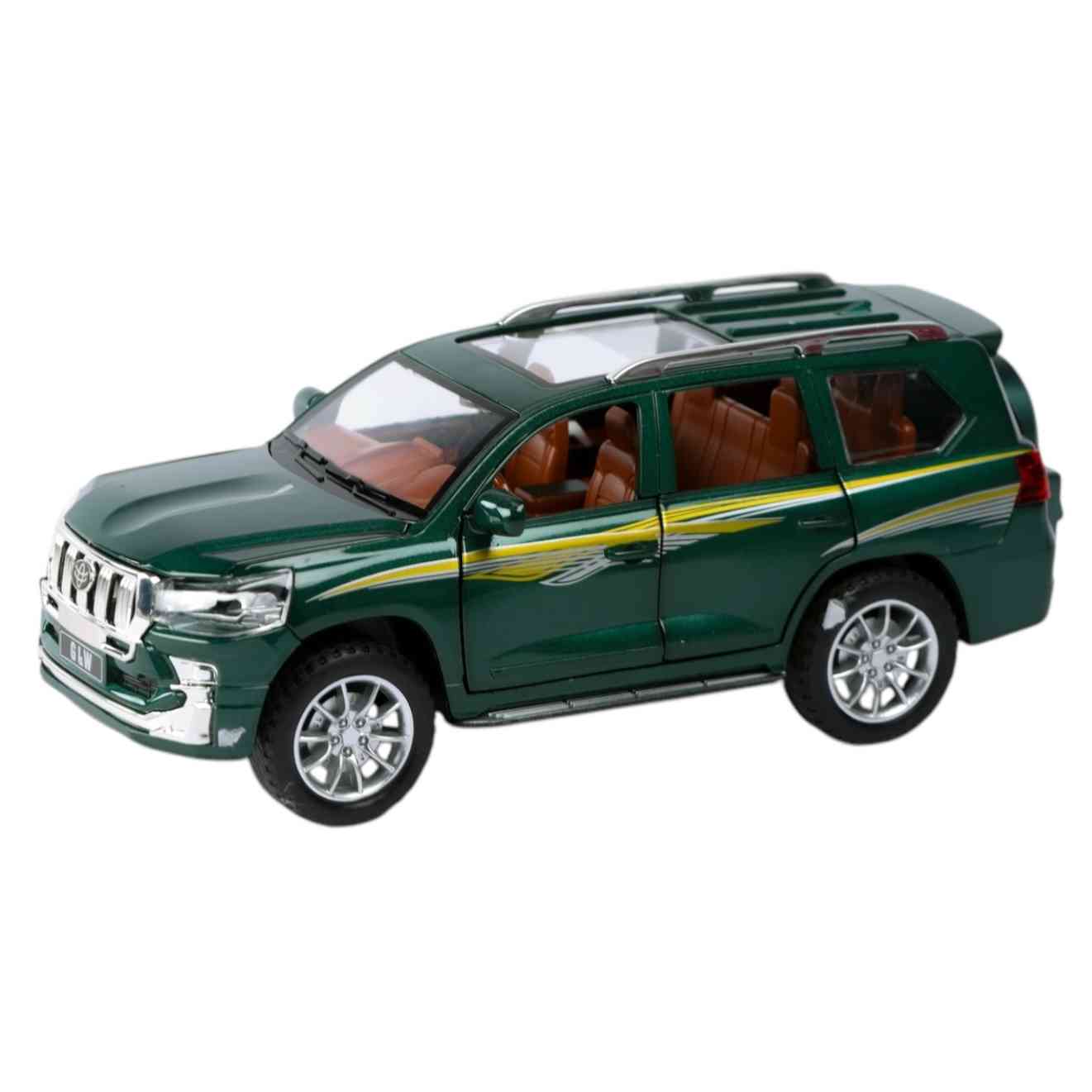 TOYOTA LAND CRUISER PRADO GREEN DIECAST CAR