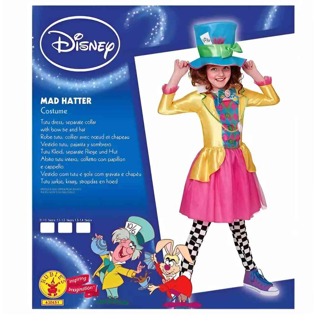 9-10YRS MAD HATTER GIRL COSTUME