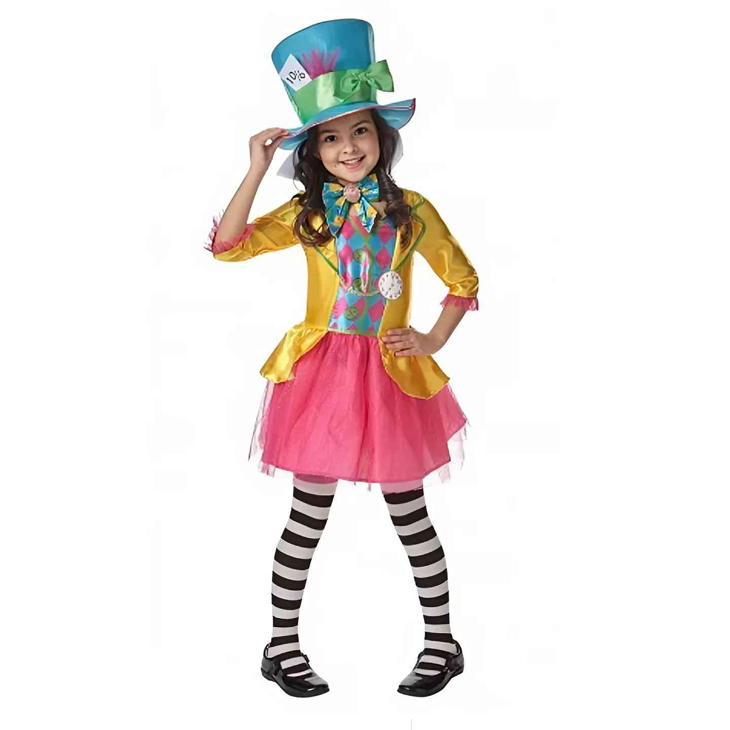 MEDIUM MAD HATTER GIRL DRESS