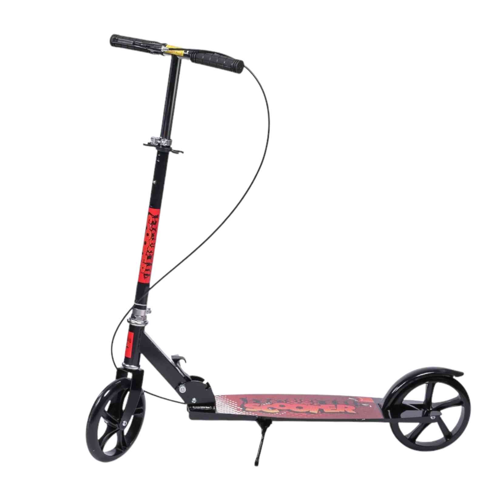 TWO WHEEL SCOOTER - BLACK & RED