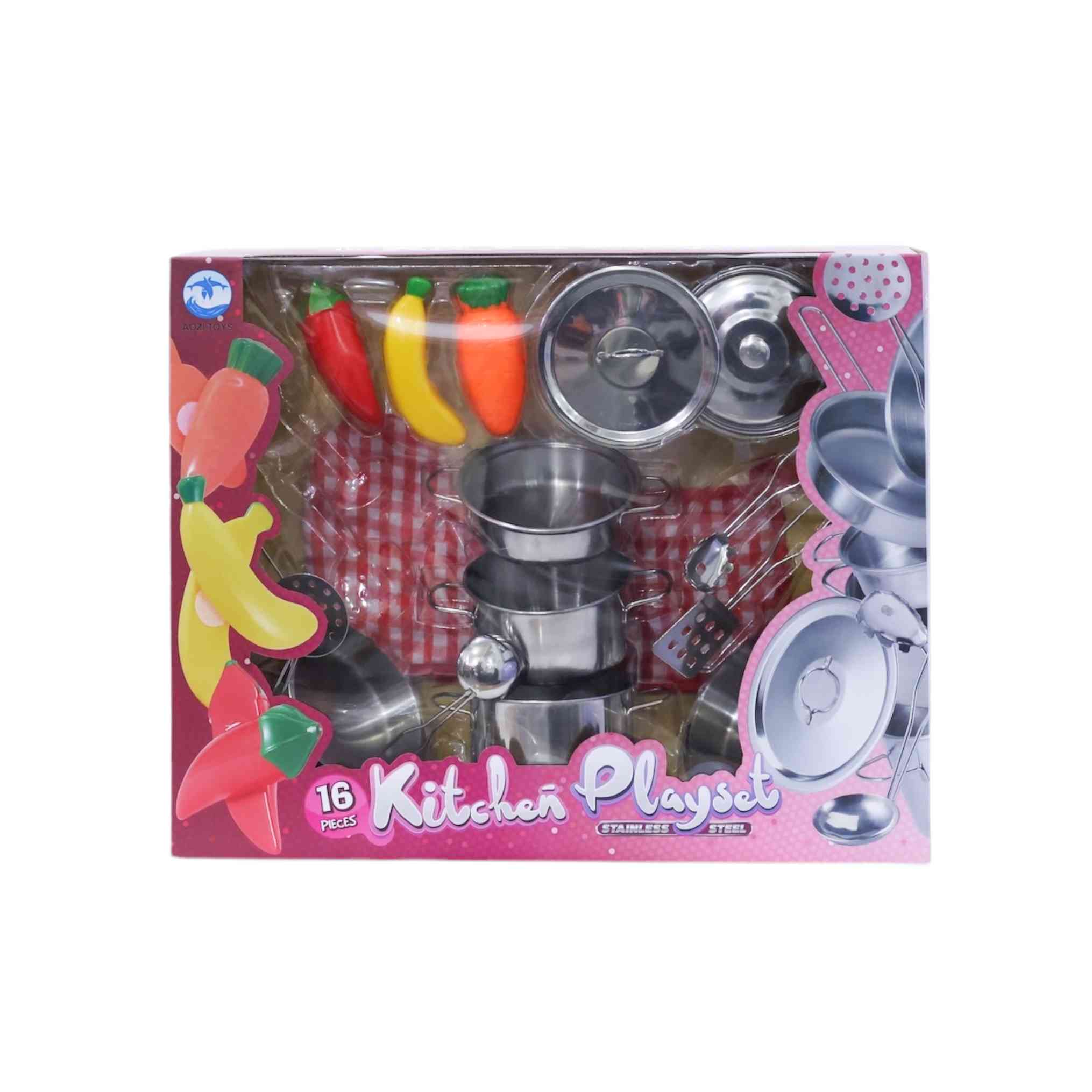 KITCHEN PLAYSET - 16PCS
