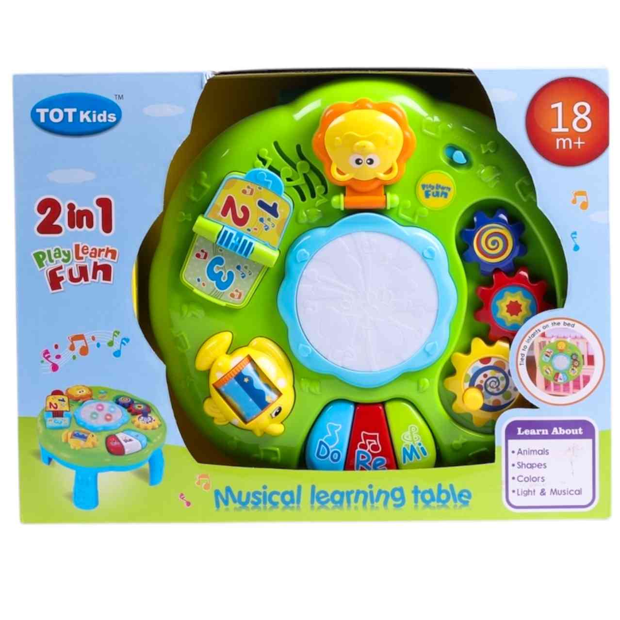 MUSICAL GREEN LEARNING TABLE