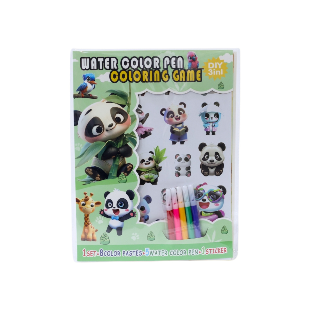 WATER COLORING BOOK - GREEN