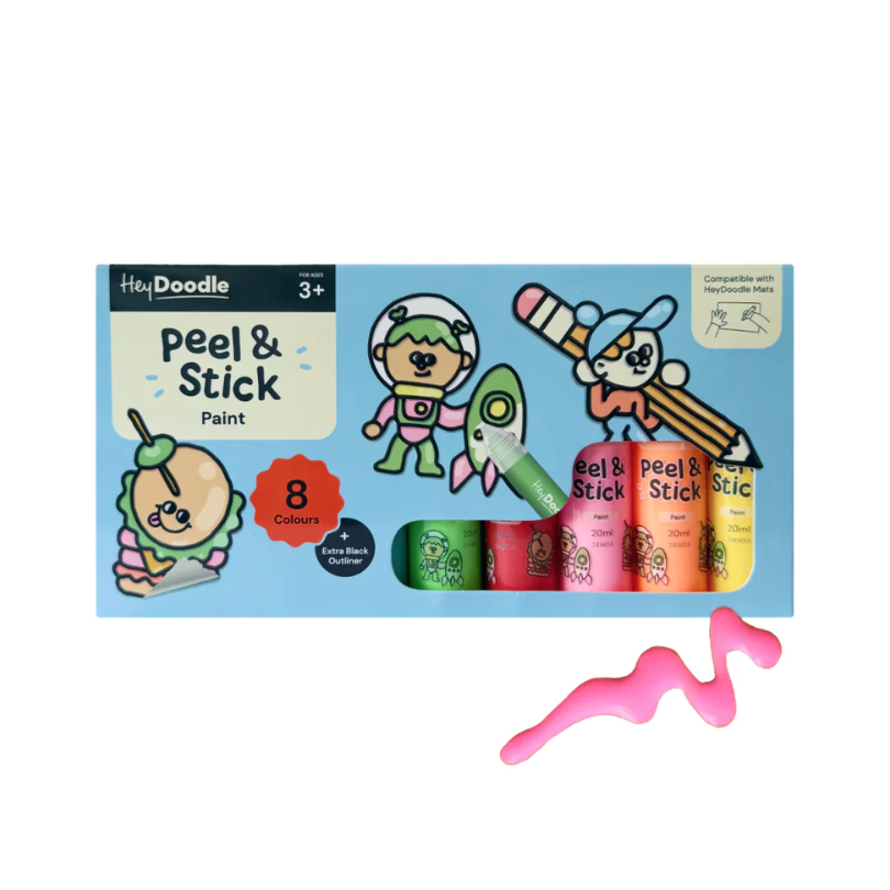PEEL & STICK SOLID PAINT -HEY DOODLE