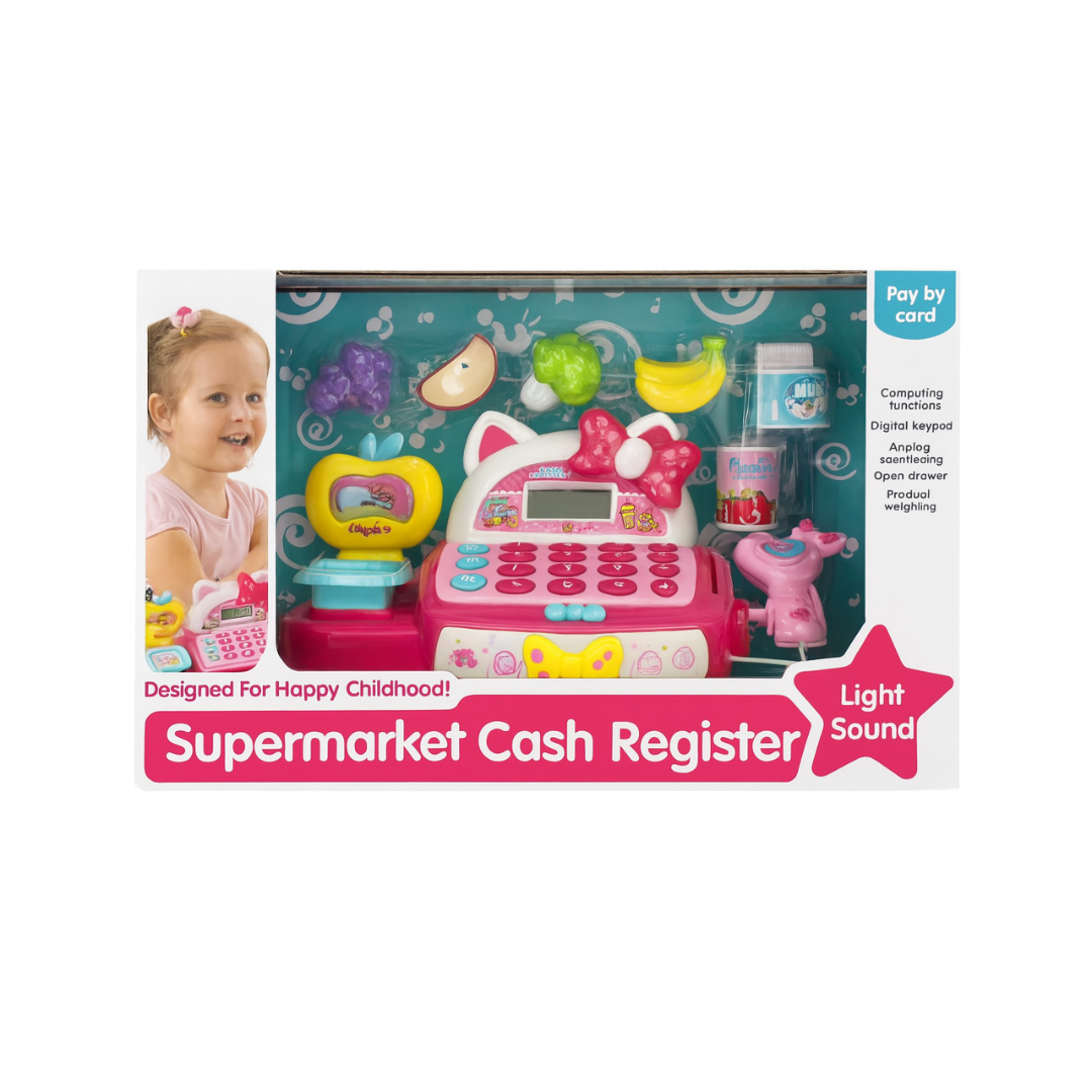 KITTY SUPERMARKET CASH REGISTER SET
