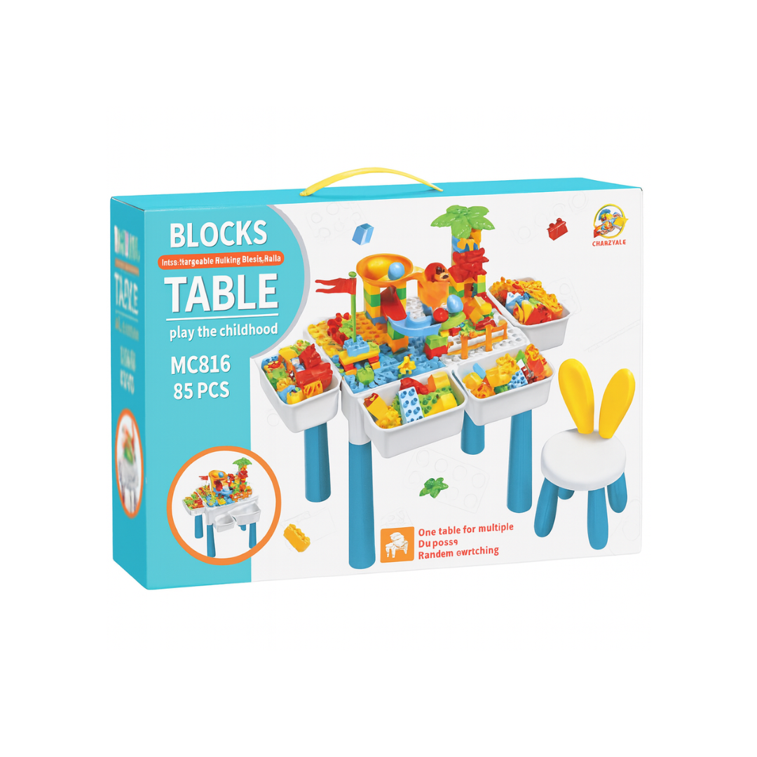 BUILDING BLOCKS ACTIVITY TABLE SET
