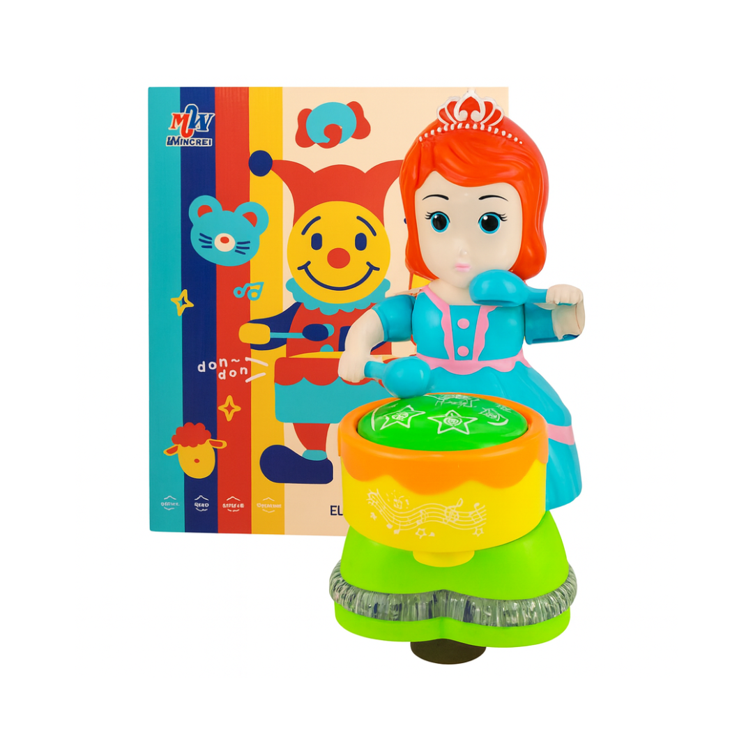 PRINCESS DRUM WITH LIGHTS AND MUSIC