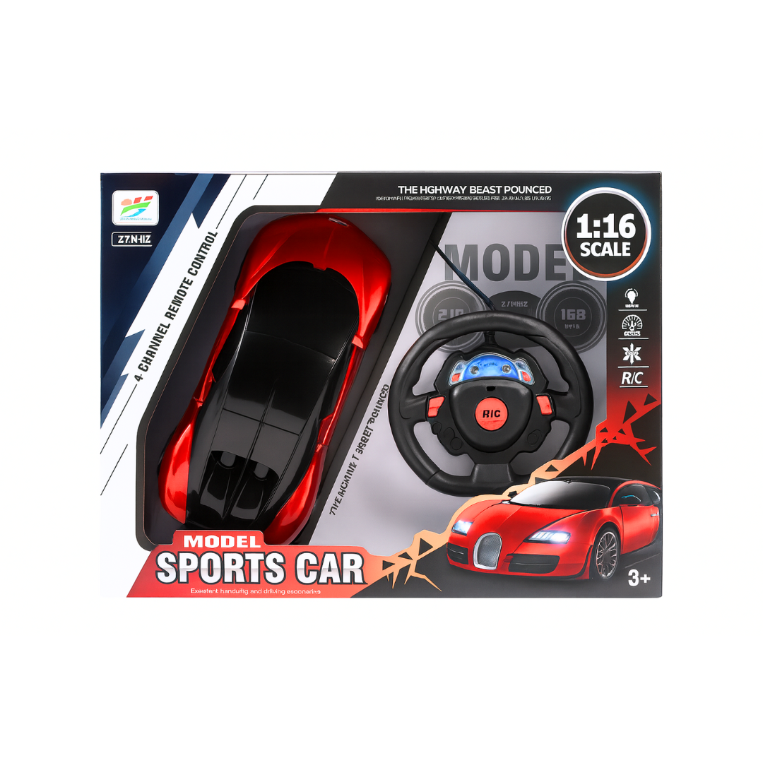 REMOTE CONTROL 1:16 SPORT CAR- RED