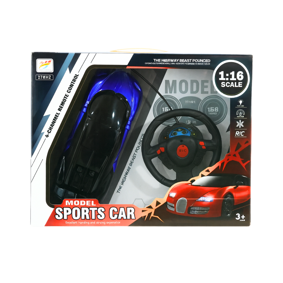 REMOTE CONTROL SPORT CAR- BLUE