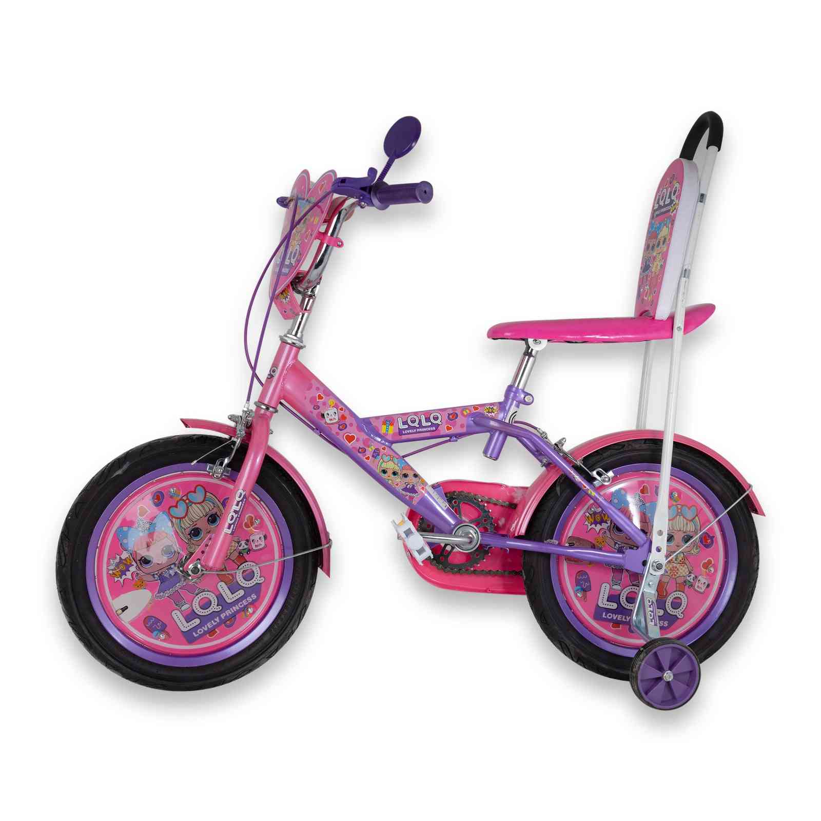 PINK LOL TRAINING BIKE - SIZE 16