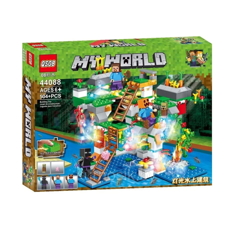 MY WORLD MOUNTAIN ADVENTURE BUILDING BLOCK SET (504+ PCS)