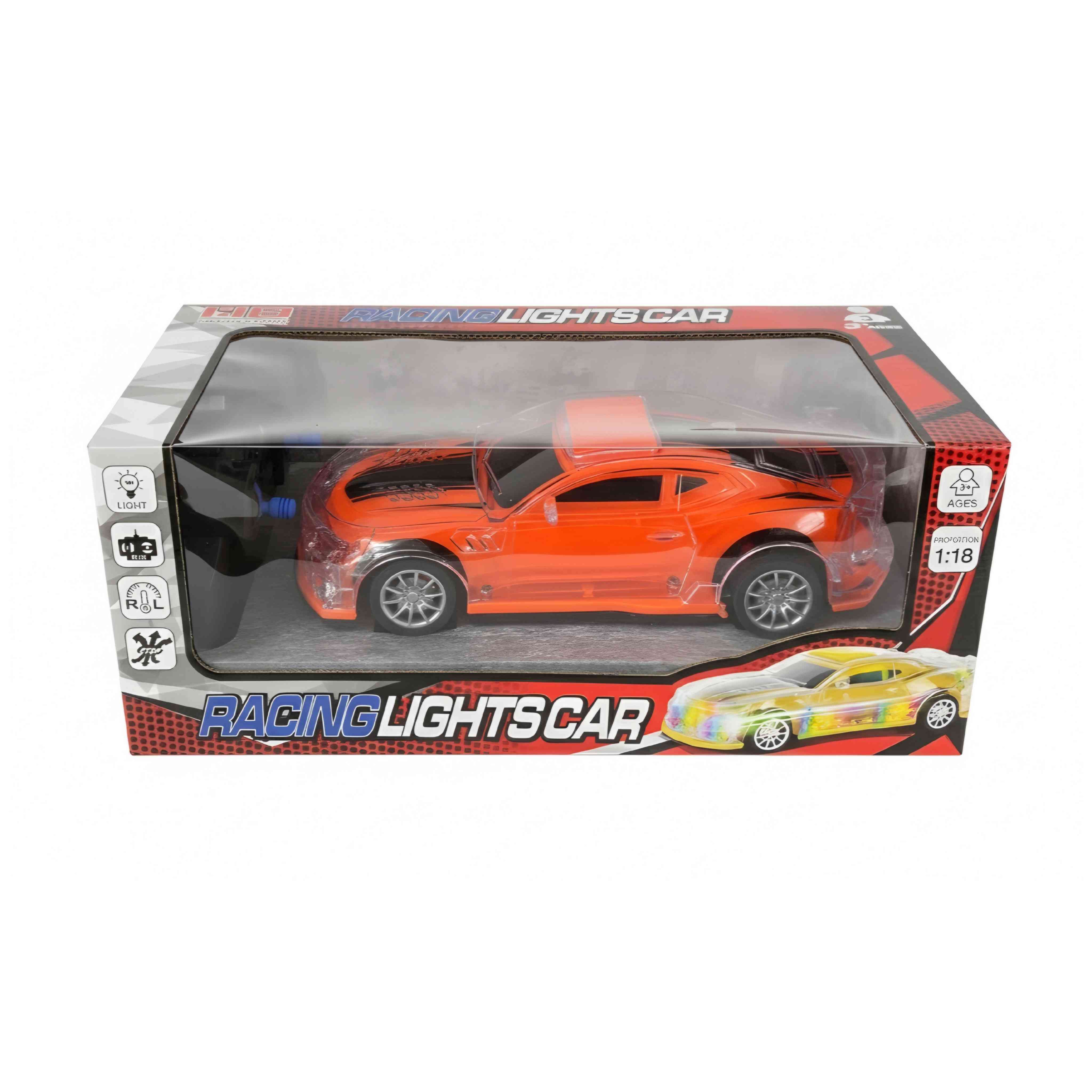 1:18 RACING LIGHTS CAR – ORANGE