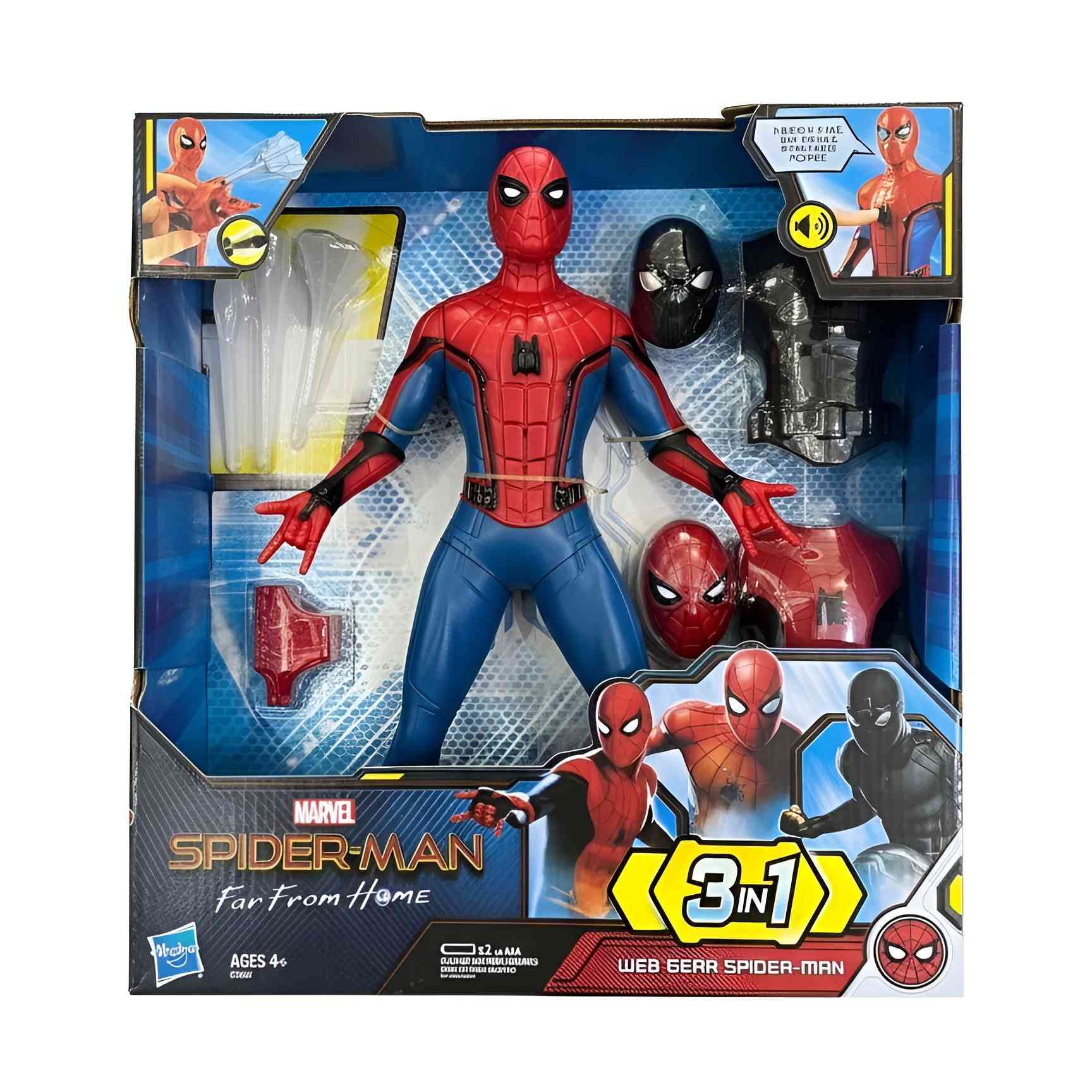 SPIDER-MAN 3-IN-1 WEB GEAR ACTION FIGURE – LIGHTS & SOUND