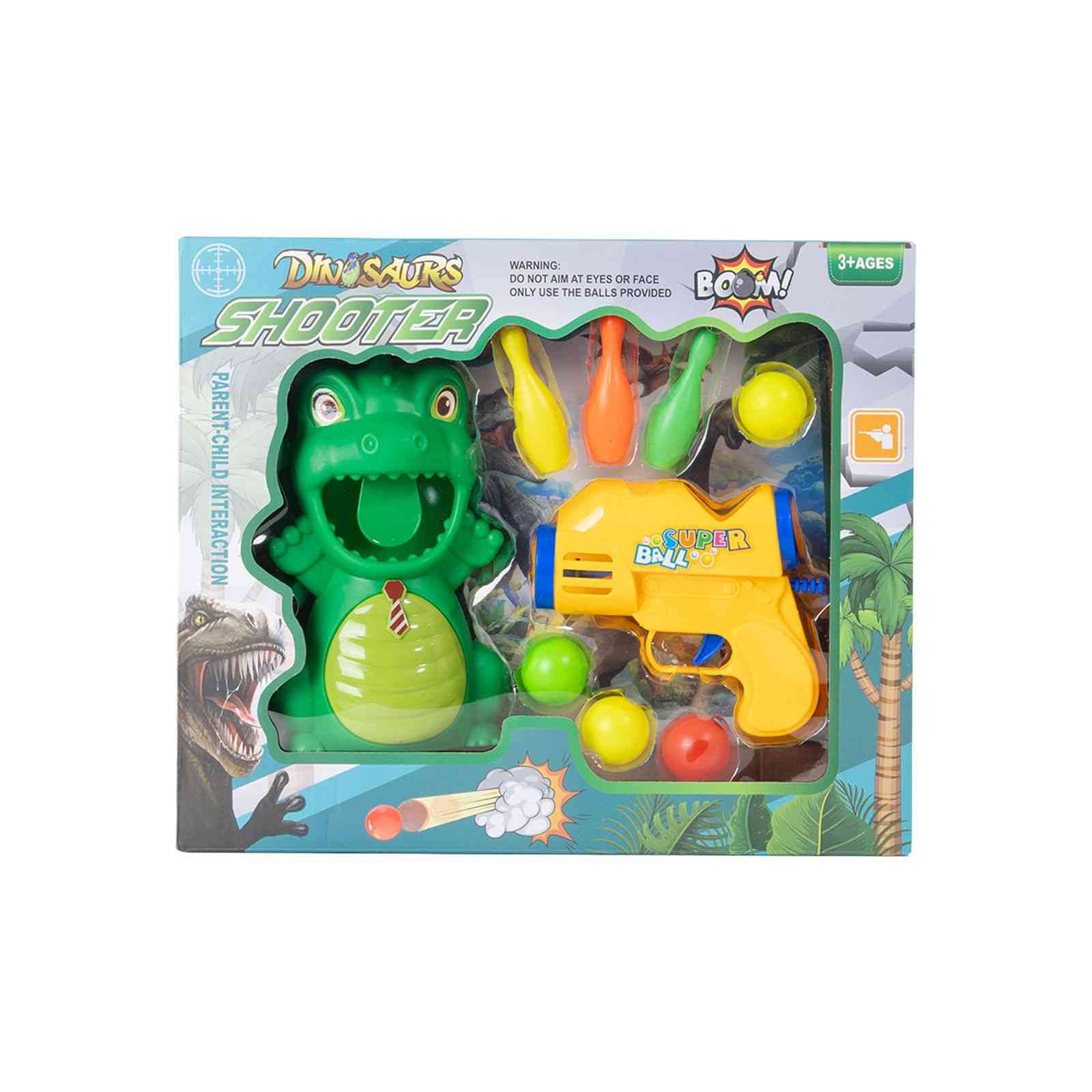 DINOSAUR TARGET SHOOTING SET
