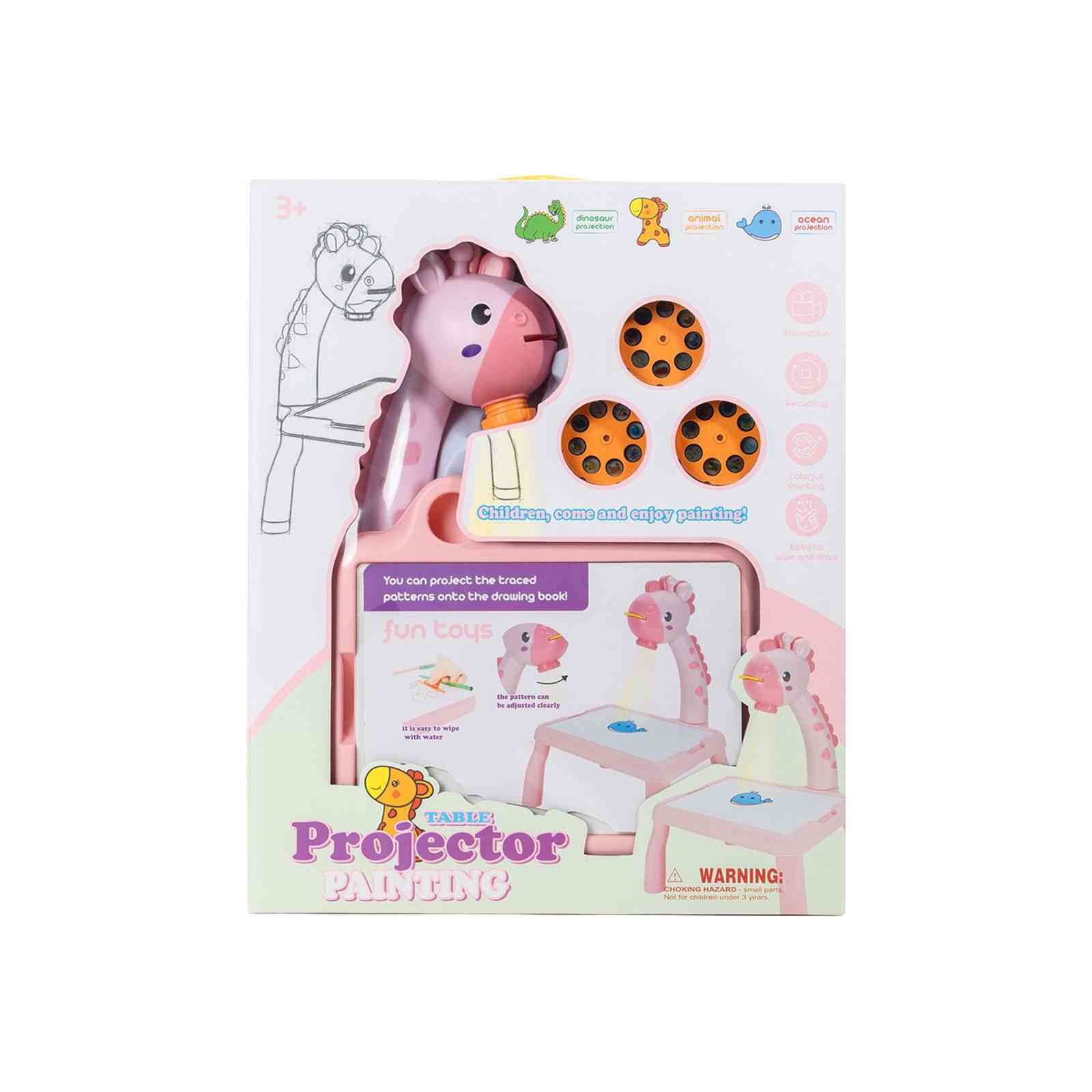 DINOSAUR PROJECTOR PAINTING SET