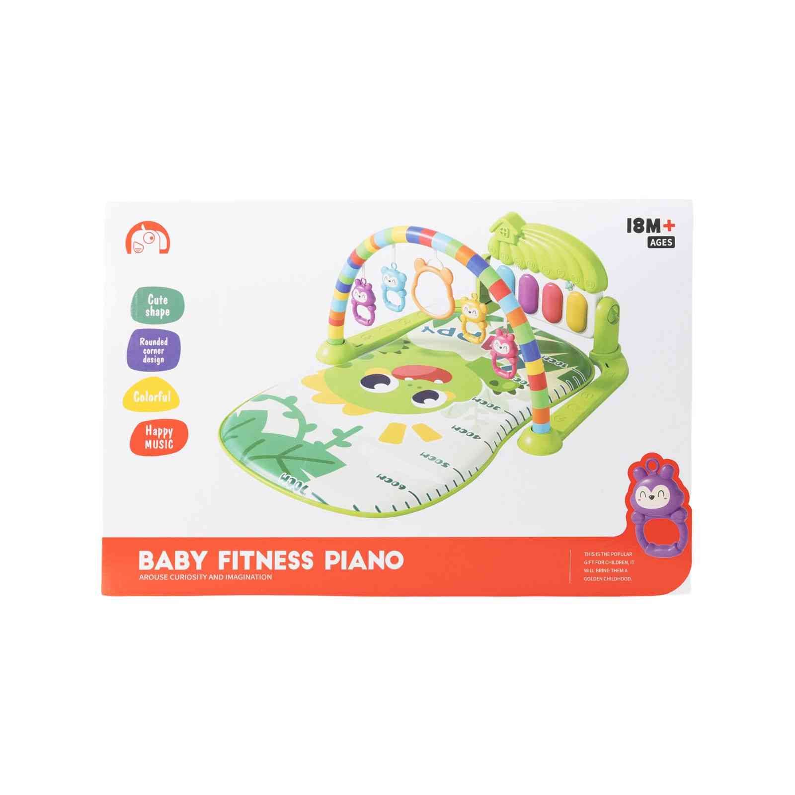 BABY ACTIVITY GYM WITH PIANO – GREEN