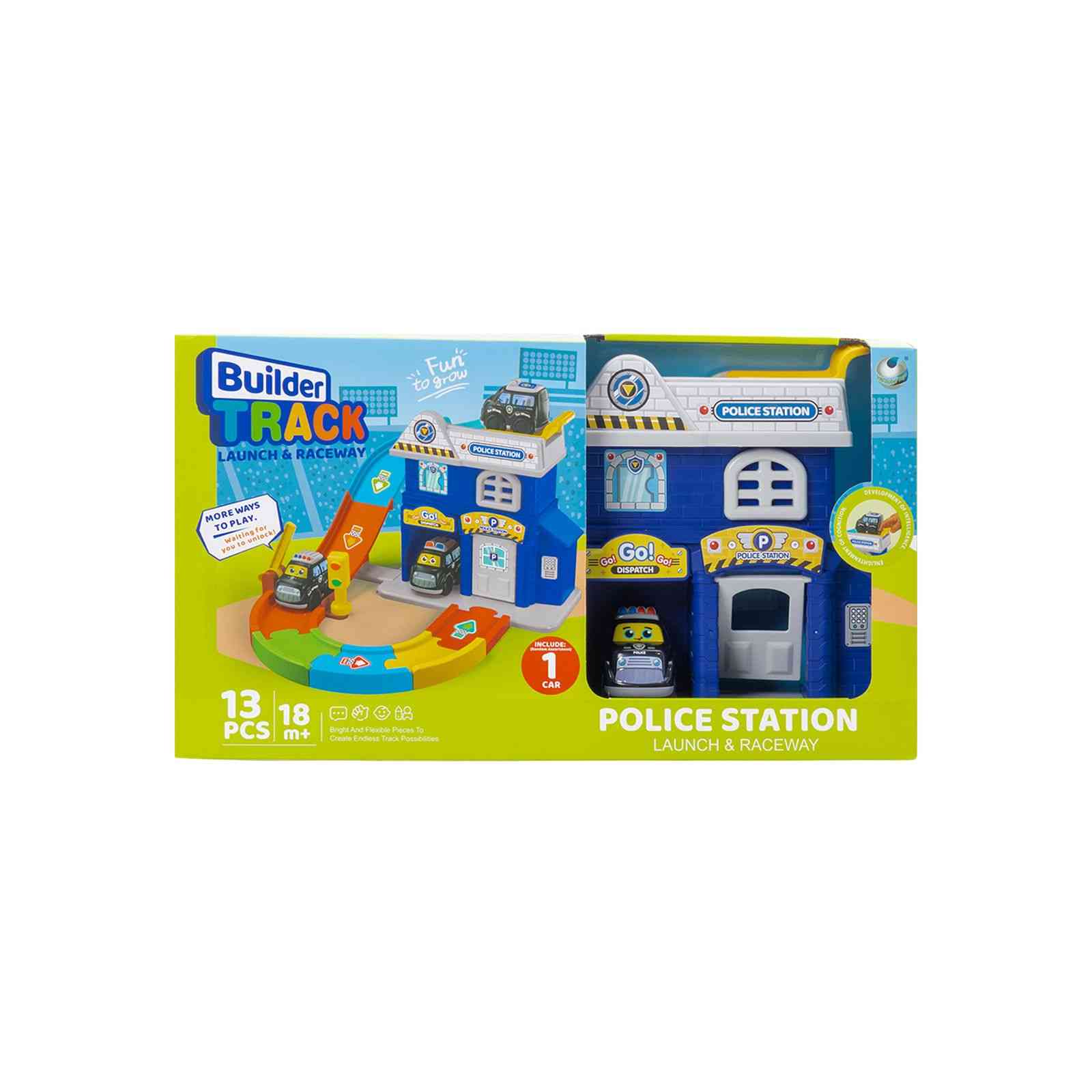 POLICE STATION TRACK SET – 13 PCS