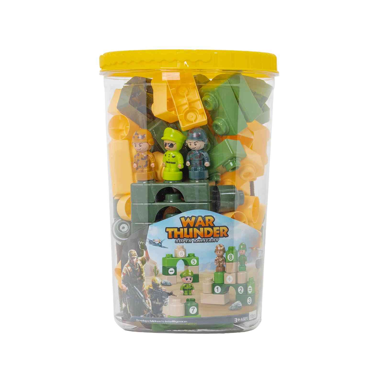 MILITARY BUILDING BLOCKS BUCKET
