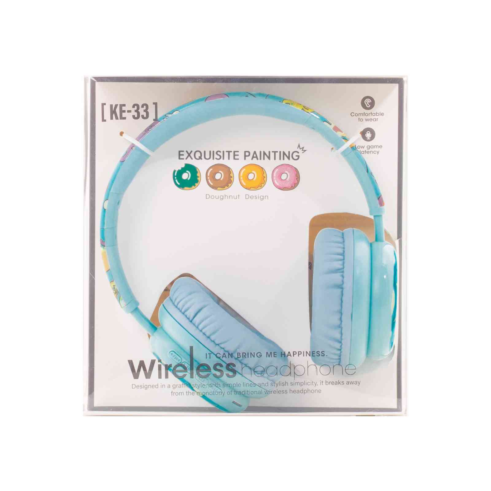 KIDS WIRELESS HEADPHONES – DONUT BLUE