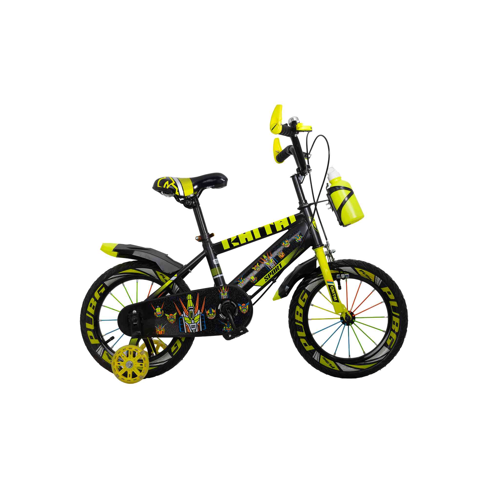 BLACK & ORANGE RACER BIKE - SIZE 14