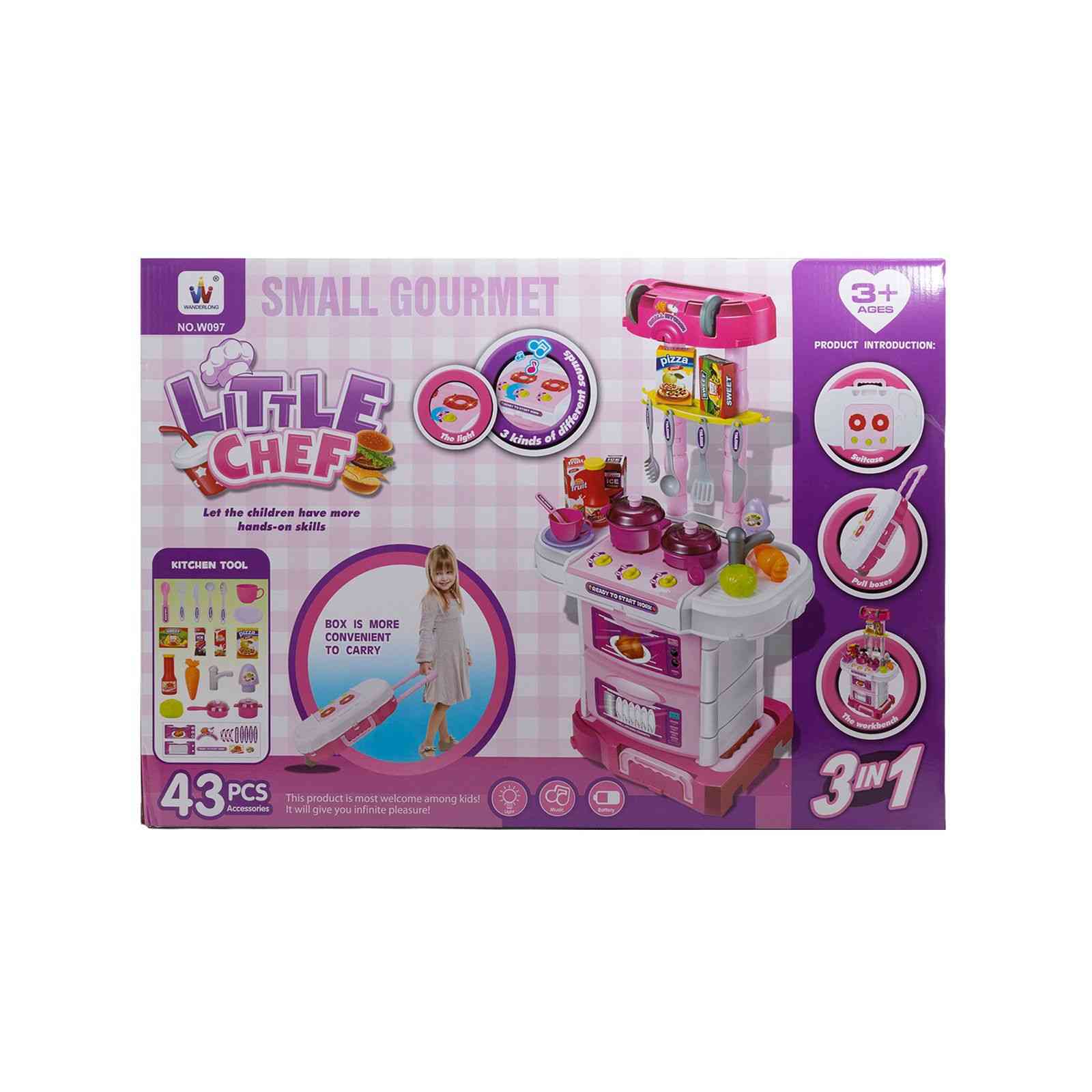 Little Chef Pink Kitchen