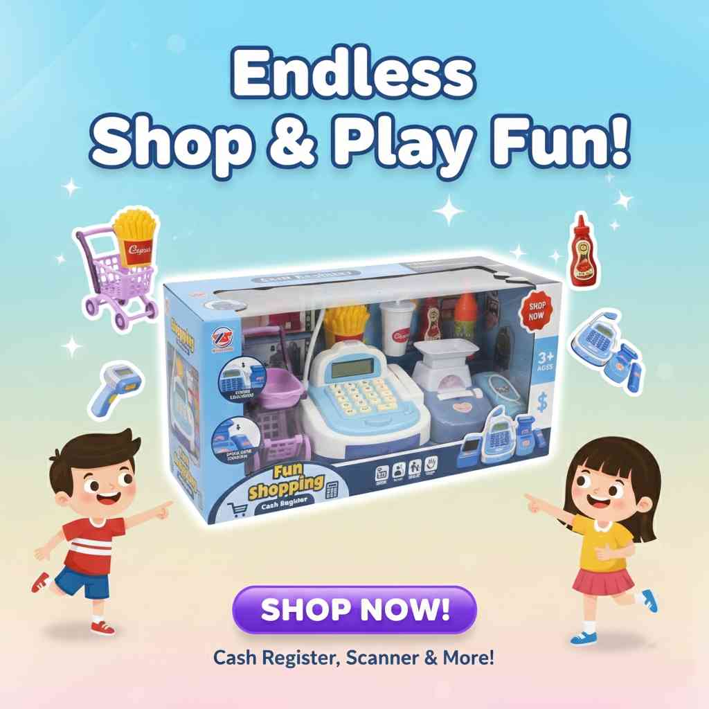 FUN SHOPPING CASH REGISTER PLAYSET