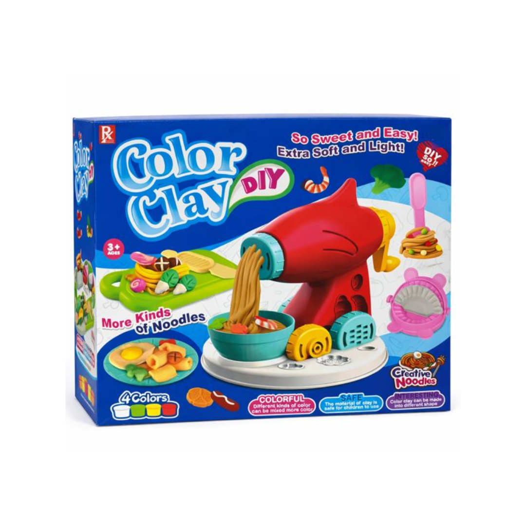 COLOR CLAY DIY NOODLE MAKER PLAYSET