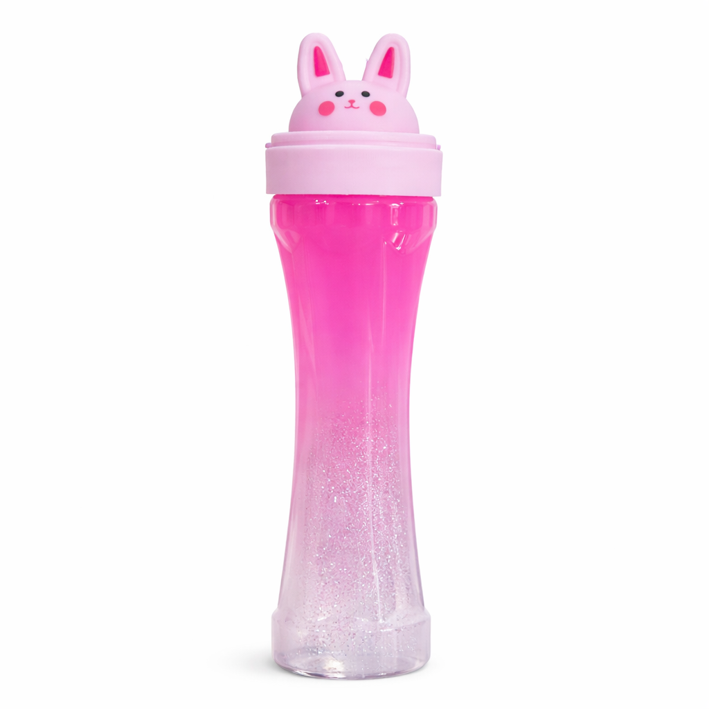 BUNNY GLITTER SPIRAL SLIME TUBE – PINK