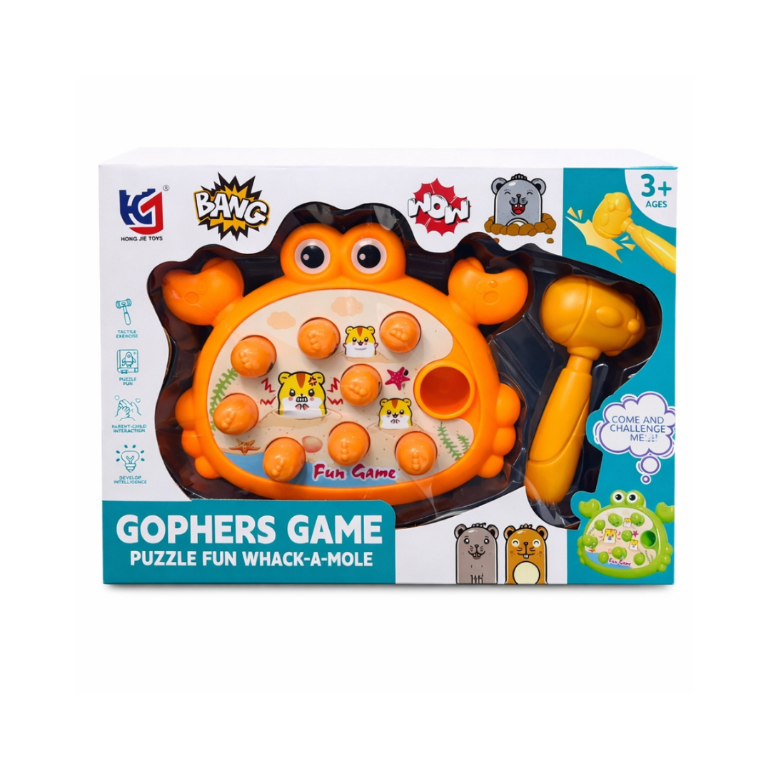 CRAB WHACK-A-MOLE GAME - ORANGE