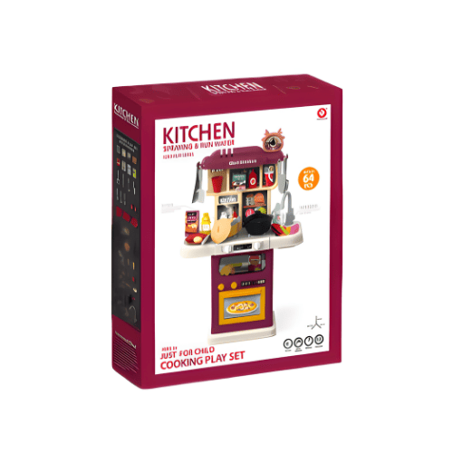 Chef Kitchen with Electric Water Tap, Lights, and Music