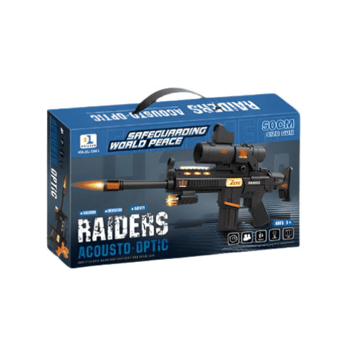 Raiders Acousto-Optic Electric Toy Rifle with Light & Sound