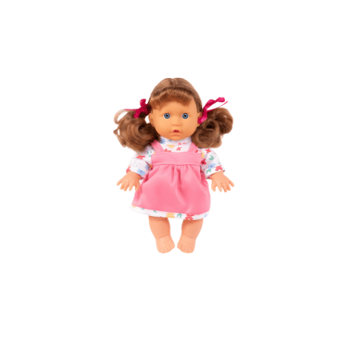 Baby Doll Care Playset – Doll with Stroller, Cradle & Feeding Accessories