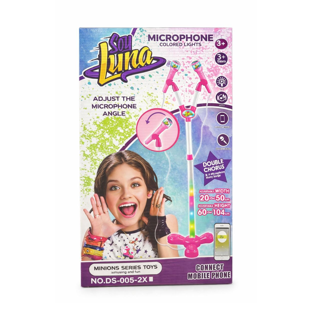 KID STAR MICROPHONE WITH (LIGHT / PINK)