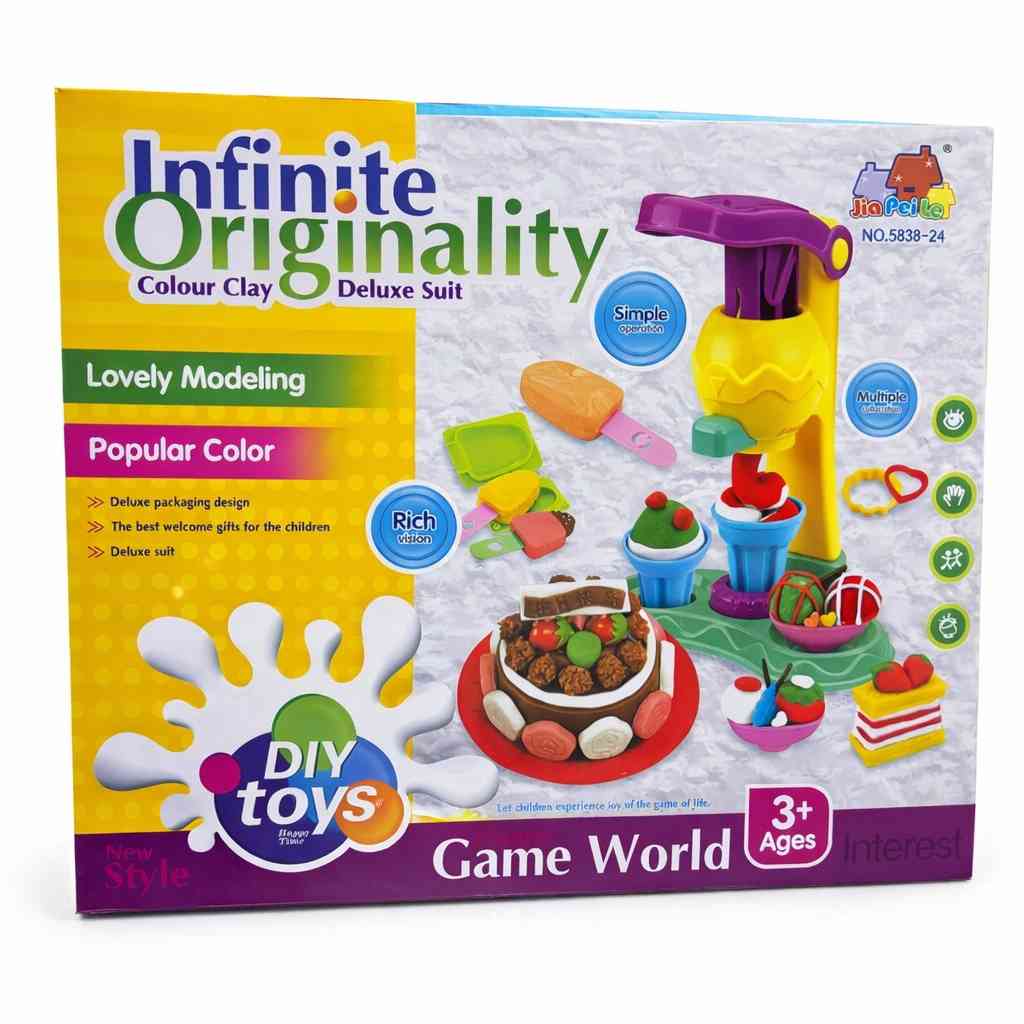 DIY Color Clay Ice Cream & Dessert Maker Set