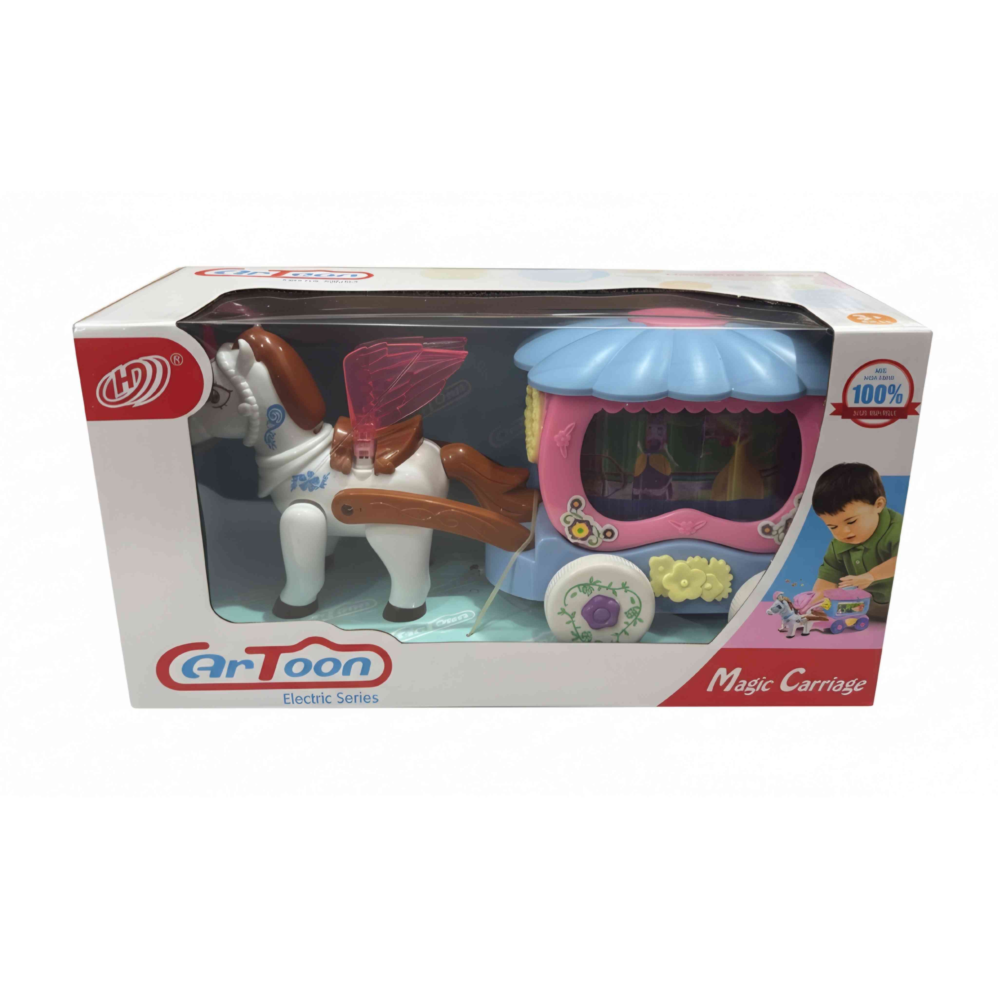 Magic Horse Carriage Toy with Lights & Music