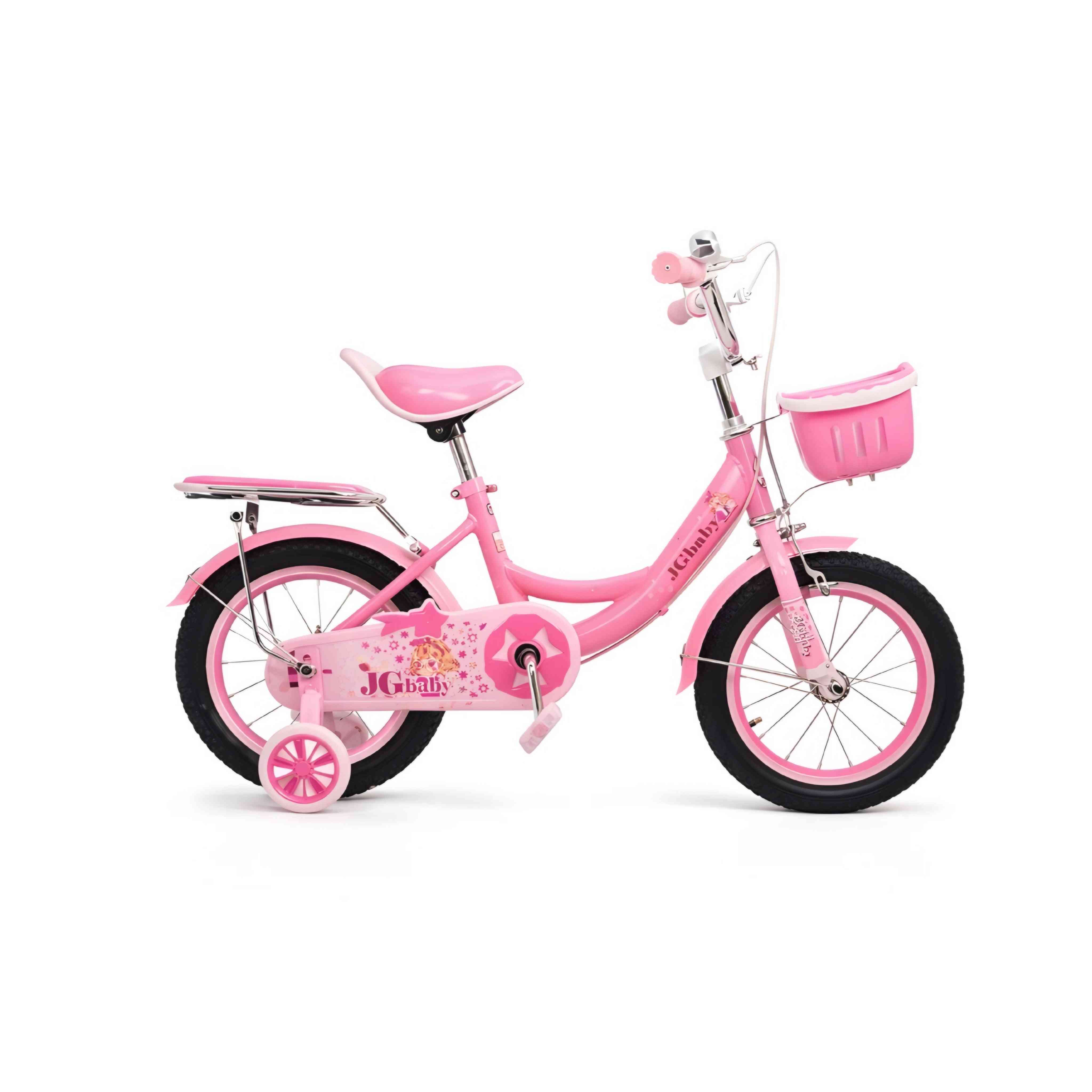 Pink HEART PRINCESS BIKE - SIZE 14