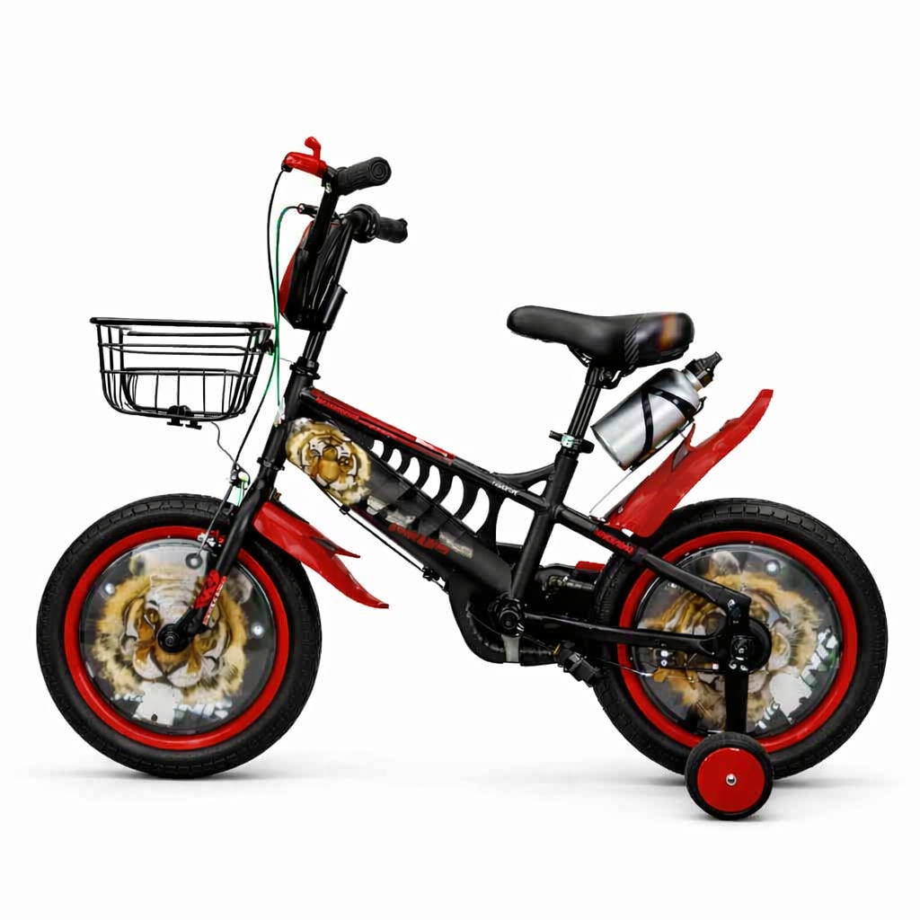 TIGER TRAINING BIKE - SIZE 16 - Red