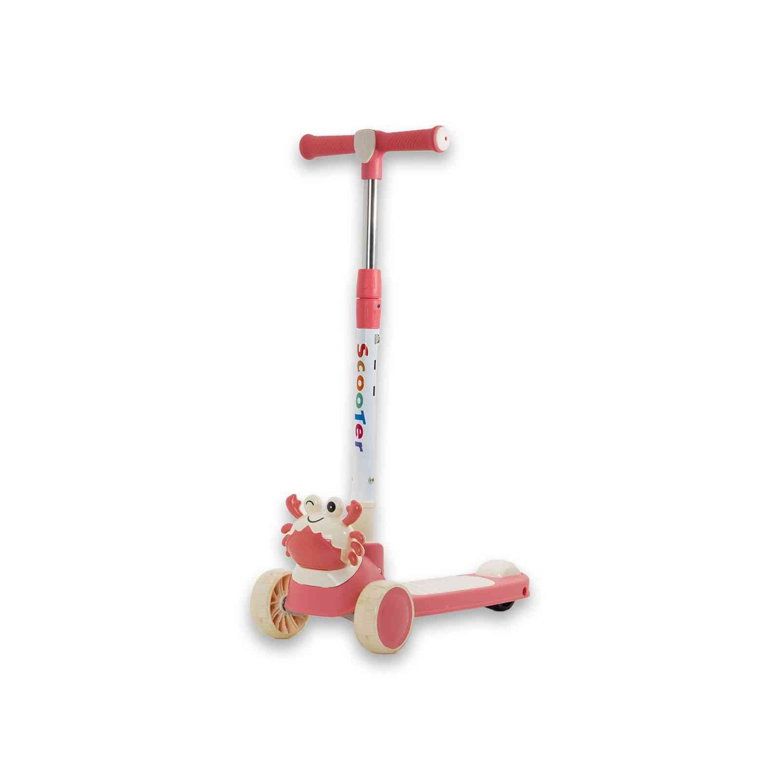 KIDS CRAB CHARACTER SCOOTER - PINK