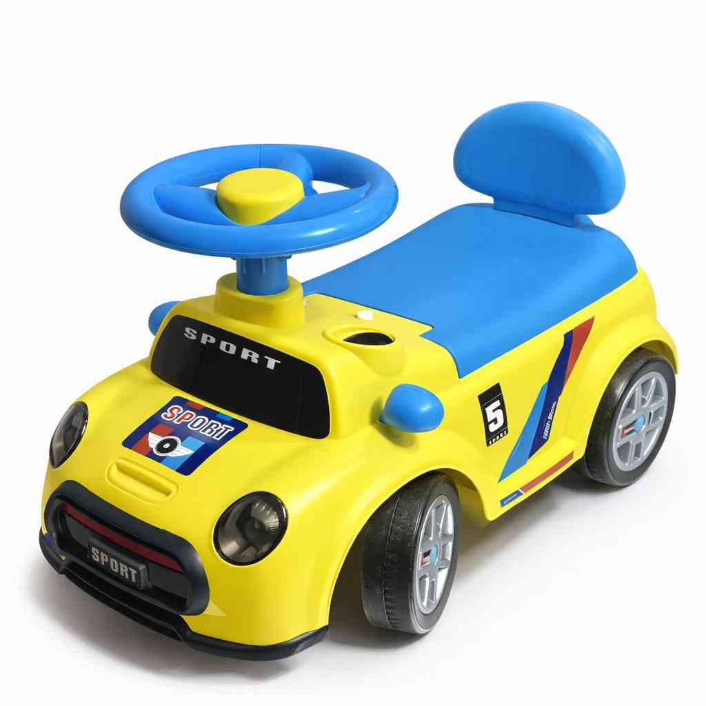 Kids Ride-On Car – Yellow Sport Design