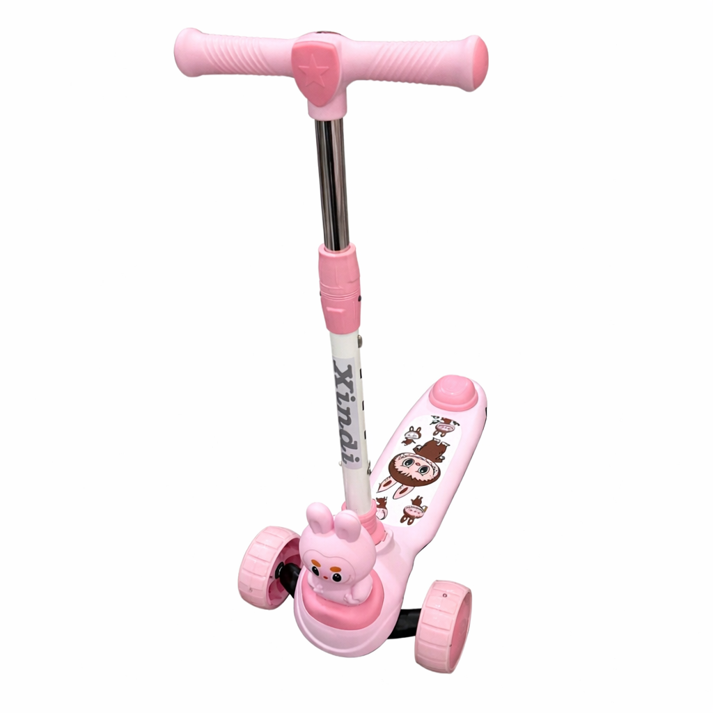 Kids 3-Wheel Scooter with Lapopo character - Pink