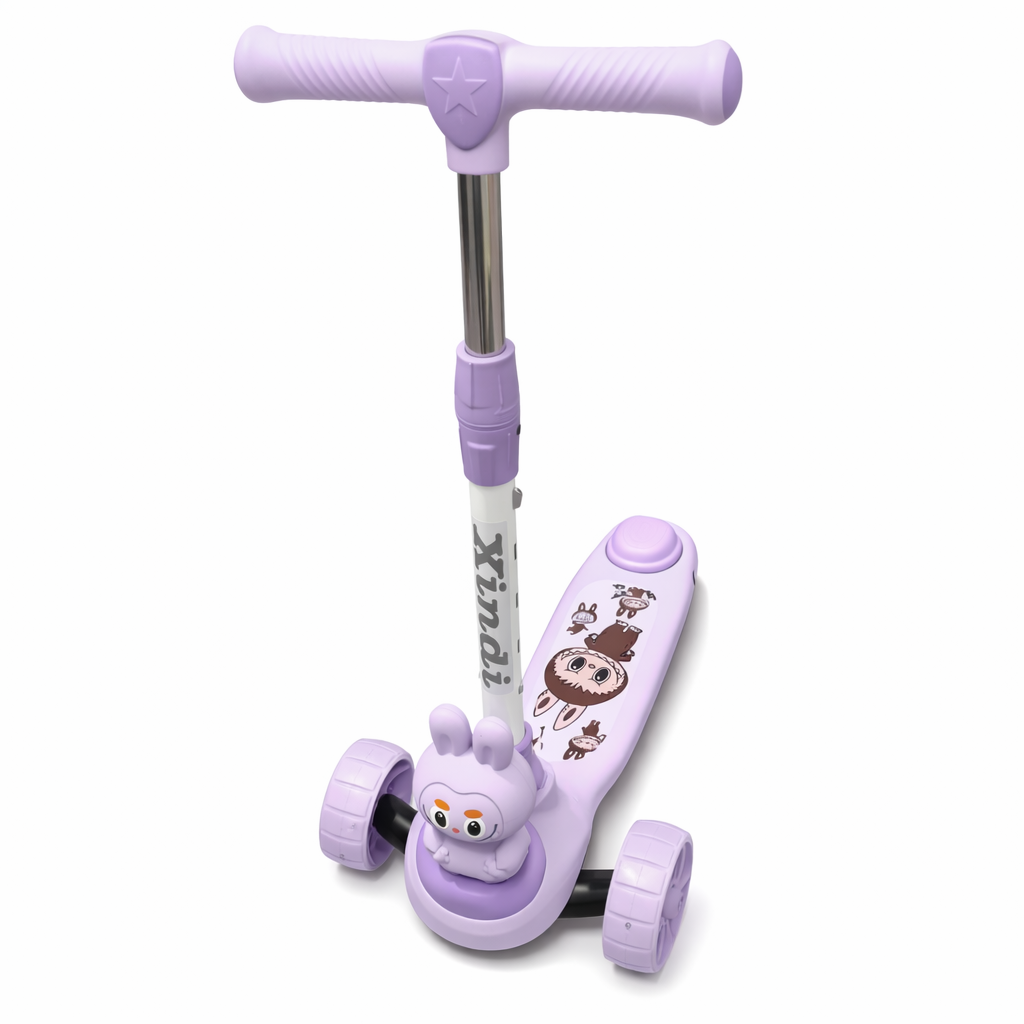 Kids 3-Wheel Scooter with Lapopo character  - Purple