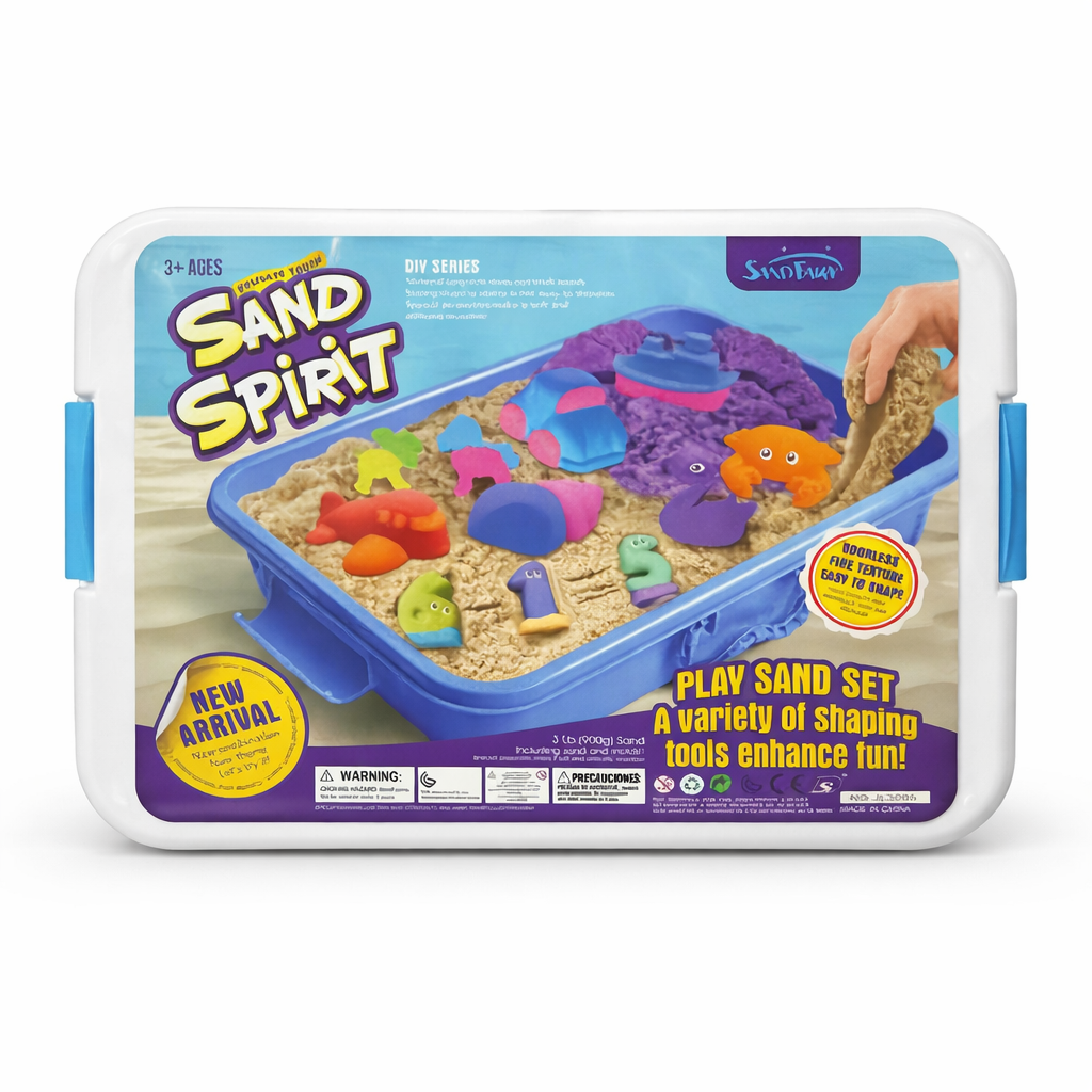Kids Play Sand Set with Storage Box